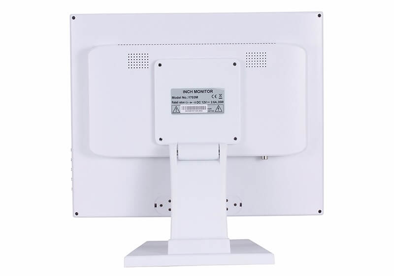 17 inch white color led monitor